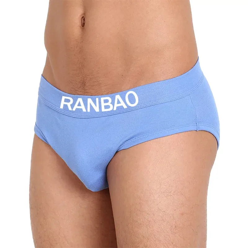 Comfort Thick High Quality Cotton Briefs Fashion Men Style Custom Men's Underwear-RANBAO