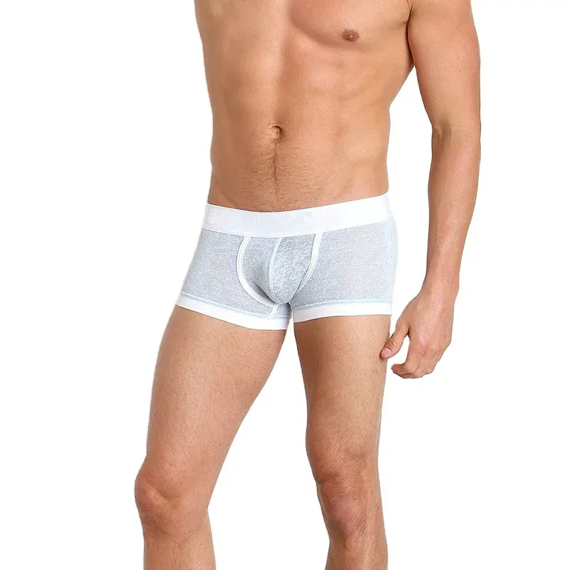 Excellent Quality Men Underwear Cotton Low-rise Boxers for Men Custom Logo Underwear Boxer Men-RANBAO
