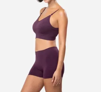 Women's Mid-High Rise Bamboo Boxer Briefs Sporty Style Boyshort Underwear with Logo on Waist Soft Stretch Panties-RANBAO