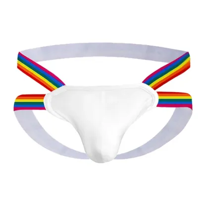 Big Bulge Elastic Waistband Sissy Boys Jockstraps Erotic Sexy Panties Thongs for Gay Man-RANBAO