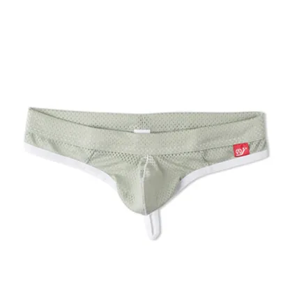 Mesh Low Rise Hot Selling New Trend Mens Jockstrap G-String Thongs Men'S Underwear Briefs-RANBAO