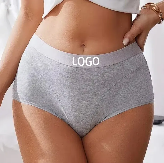 High Quality Custom Logo Printing Soft Women Shorts Mid-Waist Sports Safety Pants Women Boxers-RANBAO