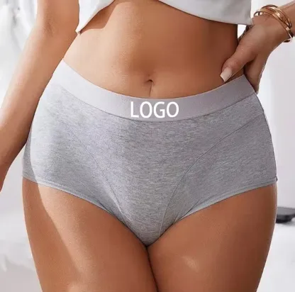 High Quality Custom Logo Printing Soft Women Shorts Mid-Waist Sports Safety Pants Women Boxers-RANBAO