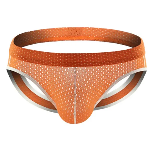 New Design Sexy Jockstraps Mens Mixed Colors Men's Jockstraps Plus Size Mesh Gay Mens Jockstraps-RANBAO
