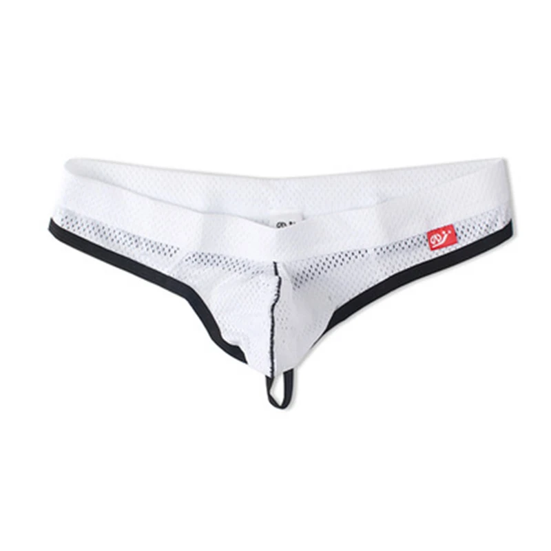 Mesh Low Rise Hot Selling New Trend Mens Jockstrap G-String Thongs Men'S Underwear Briefs-RANBAO