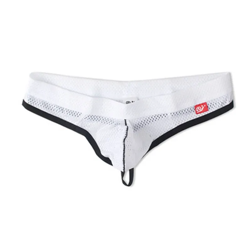 Mesh Low Rise Hot Selling New Trend Mens Jockstrap G-String Thongs Men'S Underwear Briefs-RANBAO