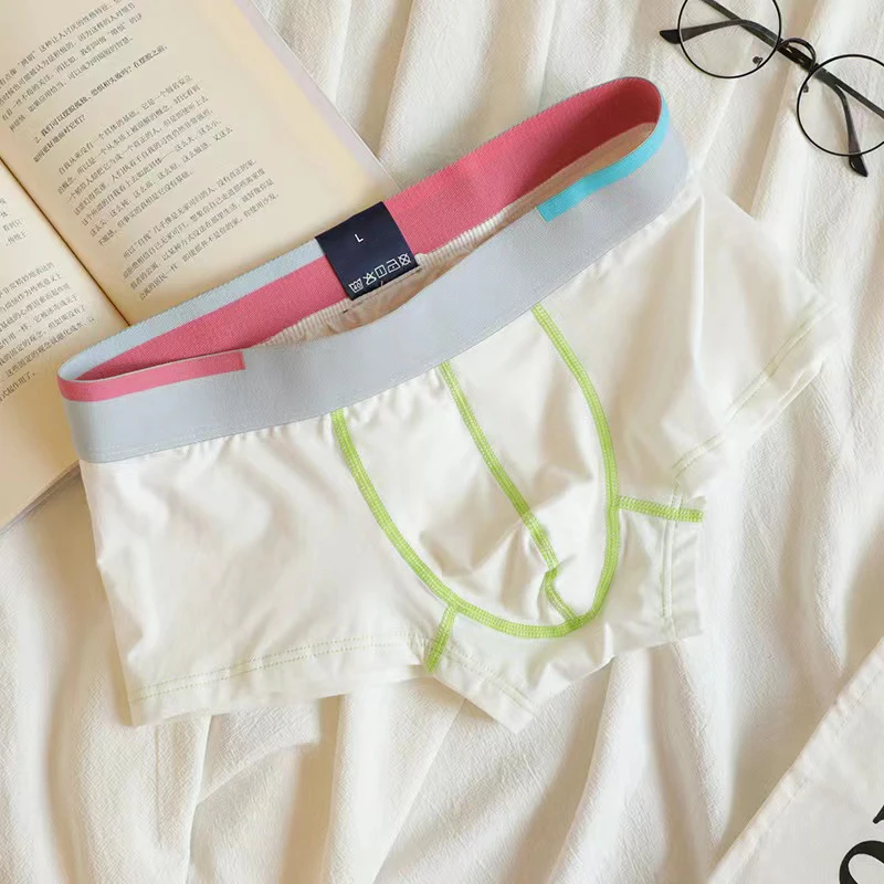 Popular Men Underwear Boxer Mid-rise Cotton Mens Underwear Custom Logo Mens Boxer Briefs-RANBAO