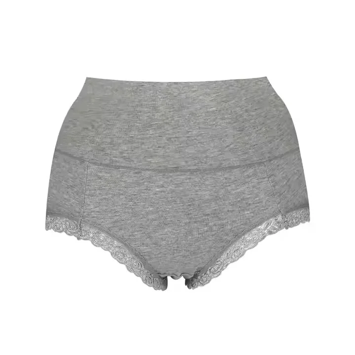 Manufacturer's Straight High Waisted Underwear Comfortable Women's Underwear Women's Cotton Breathable Abdominal Underwear-RANBAO