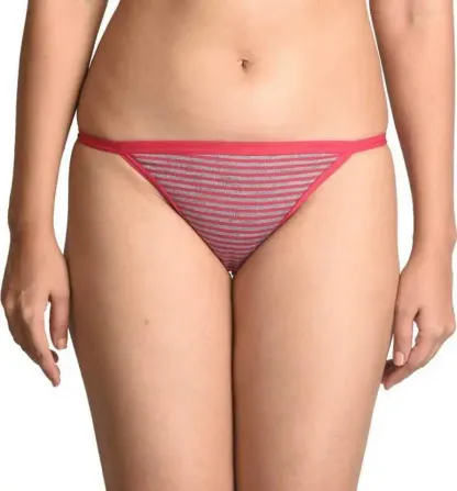 Lady's Hipster Thong Tangas Women's Panties Bikini Stripes Briefs for Female Women's Sexy Underwear Lingerie Knickers Tanga-RANBAO