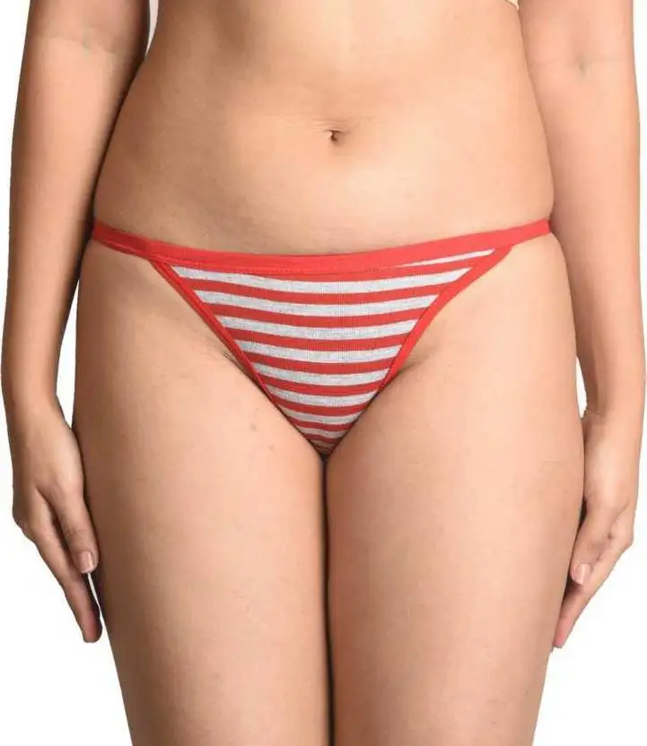 Lady's Hipster Thong Tangas Women's Panties Bikini Stripes Briefs for Female Women's Sexy Underwear Lingerie Knickers Tanga-RANBAO