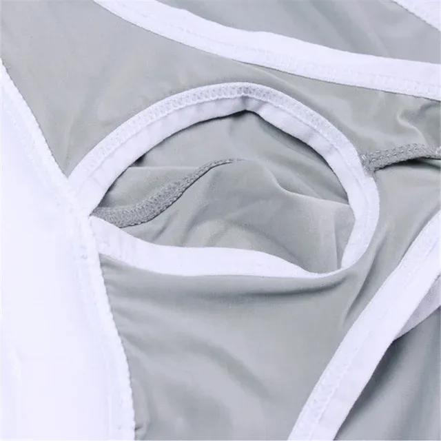 Special New Type Splicing Design Big Bulge Men'S Briefs & Boxers Mature Charming Male Penis Underwear With Pouch-RANBAO