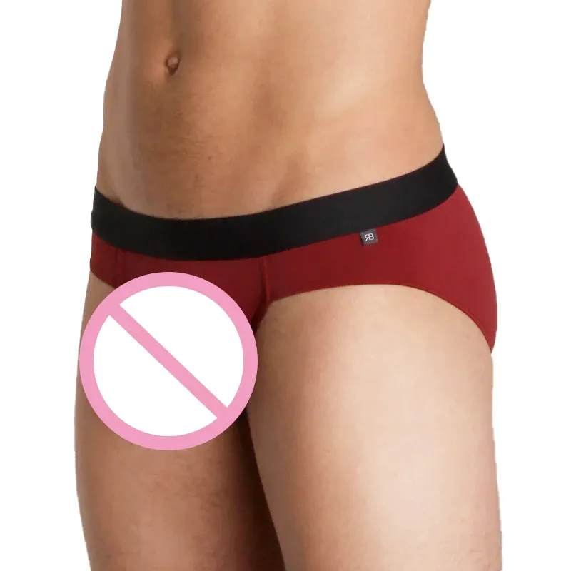 OEM Top Quality Briefs Mens Underwear Plus Size Wholesale Men Underwear Low-rise Sexy Men's Briefs-RANBAO