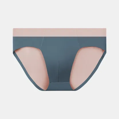 Custom Logo Men's Boxer Briefs High Elasticity Breathable Modal Seamless Thin Trunks 100 Yarns Mid-Rise Underwear Panties-RANBAO