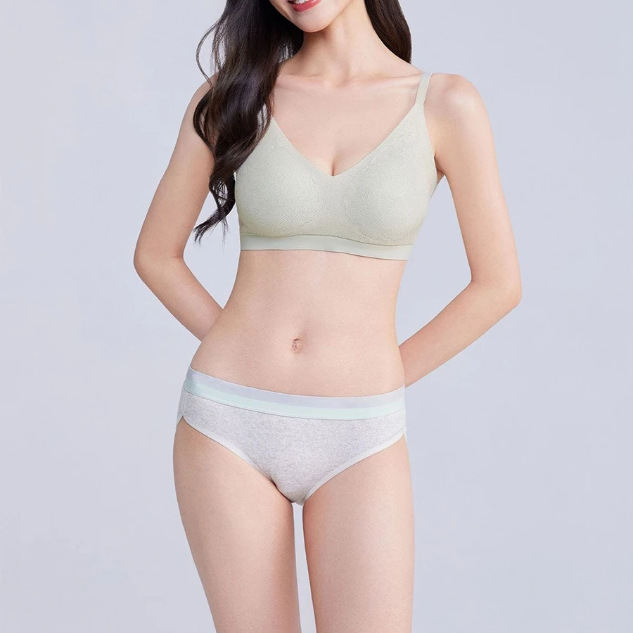 Casual Comfort Daily Every Day Elastic Waistband Everyday Women's Solid Briefs Hipster for Female Underwear Lingerie Knickers-RANBAO