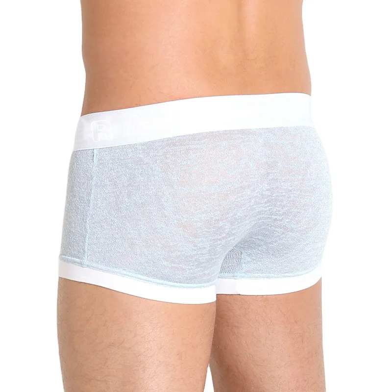 Excellent Quality Men Underwear Cotton Low-rise Boxers for Men Custom Logo Underwear Boxer Men-RANBAO
