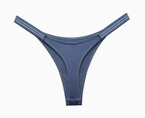 New Custom Letter Logo Women Low-Rise Thong T-Style Comfortable Sexy Quick Drying Bikini Style Panties Women's Thongs-RANBAO