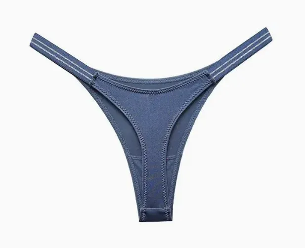 New Custom Letter Logo Women Low-Rise Thong T-Style Comfortable Sexy Quick Drying Bikini Style Panties Women's Thongs-RANBAO