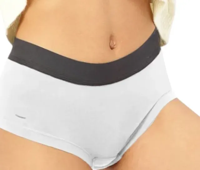 Women's Microfiber Modal Boxer Briefs High Mid-Rise Boyleg Style Woven Weaving Everyday High Cut Boyshorts Customizable Waist-RANBAO