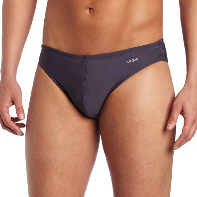 Customized Service Wholesale Men Breathable Quick Drying Nylon Material Underwear for Men'S Swimming Briefs-RANBAO