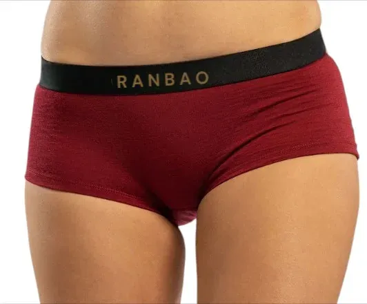 Organic Boxer Shorts for Women Sporty Low-Rise Underwear Sustainable Woven Panties Great Gift Idea!-RANBAO