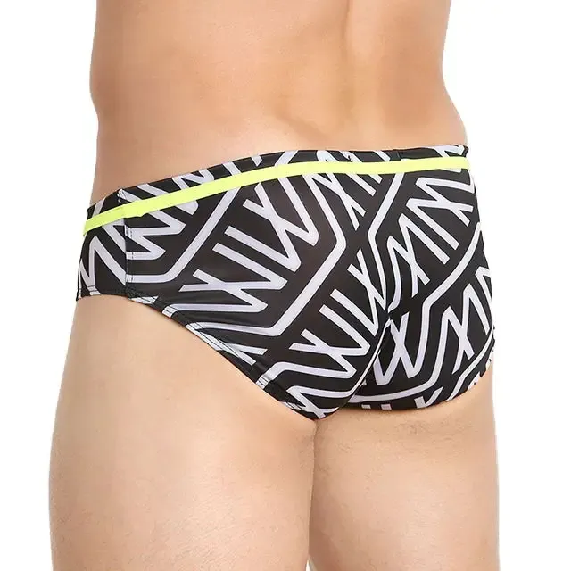 Best Quality Men's Swimwear Briefs Plus Size Mens Swim Brief Low-rise Nylon Cool Designer Swim-RANBAO