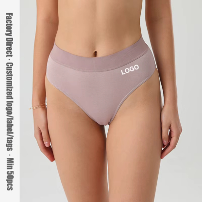 Factory Direct OEM Frauen Big Size Sexy Underwear New Custom Logo Bund Dessous Underwear Shorts Baumwolle Höschen