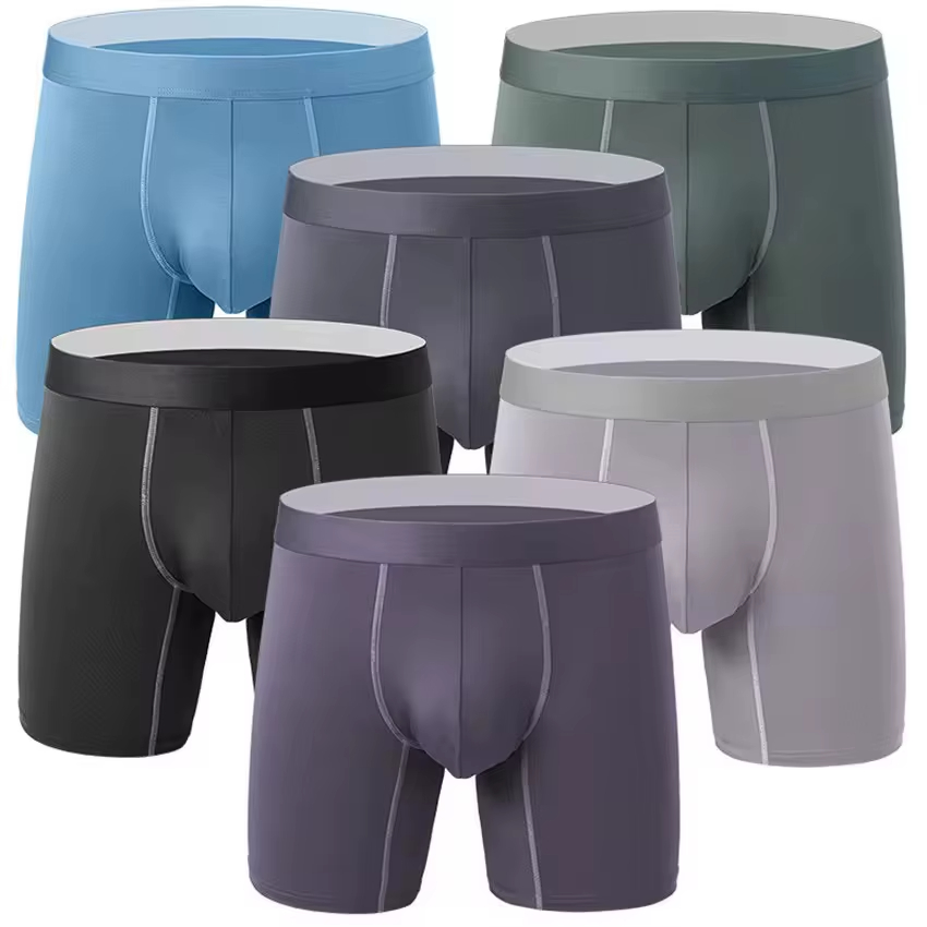 Custom Men's Briefs & Boxers 2025 New Men's Underwear Boys Boxer Briefs Men's Shorts Pants Breathable Antibacterial Boxer Brief