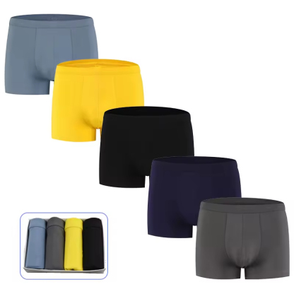 High Quality Cotton Sports Men's Boxer Briefs in Stock Boxers for Men's Underwear Underpants Manufacturers Small MOQ