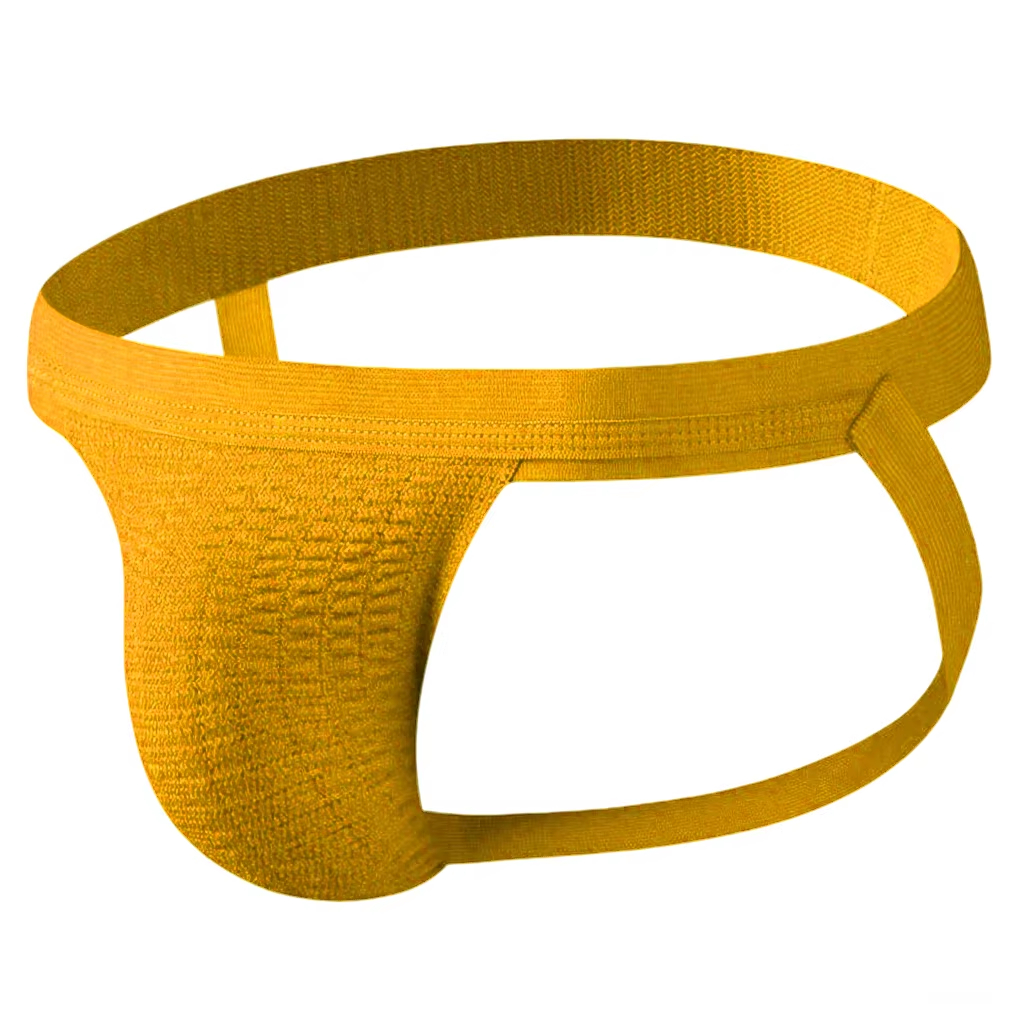 Mens Breathable Waistband Sexy Underwear Knitted Bears Jockstrap Underwear Sexy Thongs Gay Jockstrap for Men