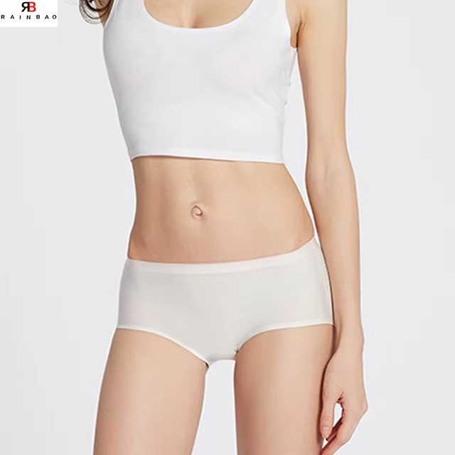 Manufacture Supply High Rise Waist Mature Charming Women's Panties Elastic slip Ladies Sexy Full Briefs Underwear