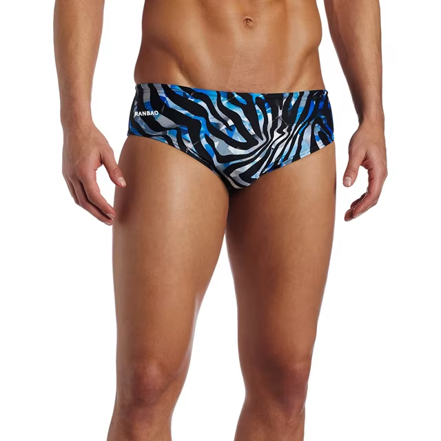 Most Popular Top Quality Swim Briefs for Men Custom Black Gold New Pattern Mens Swimsuits Male Swimwear