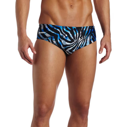 Most Popular Top Quality Swim Briefs for Men Custom Black Gold New Pattern Mens Swimsuits Male Swimwear