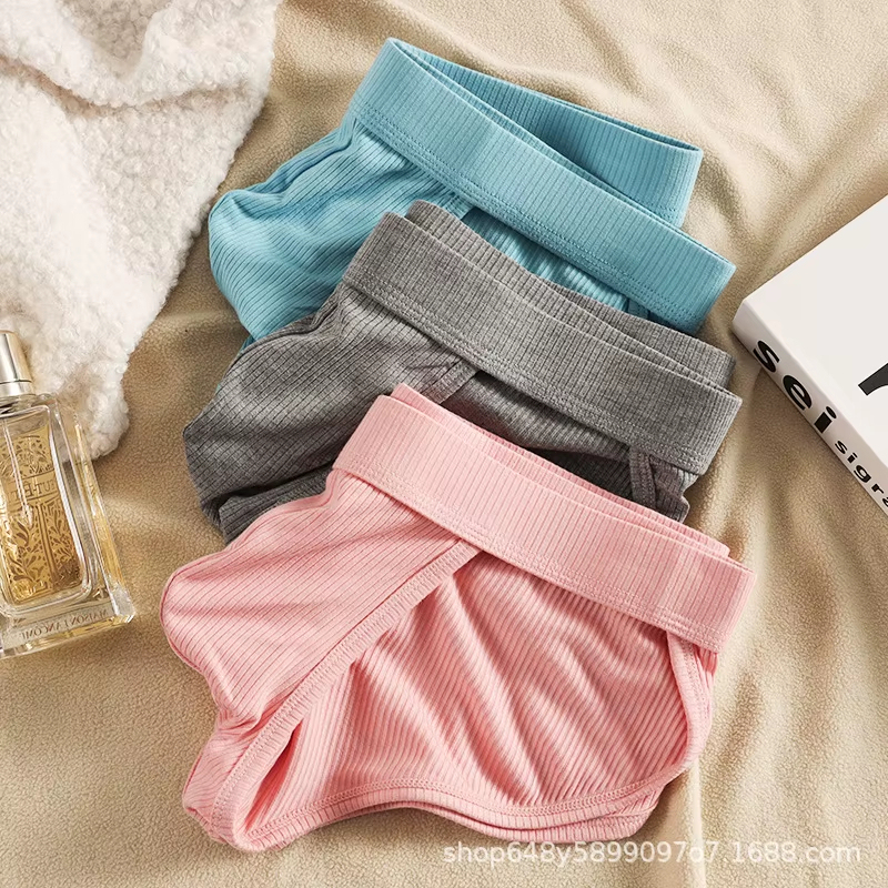 Men's Disposable High-Cut Sexy Small Triangle Briefs Nylon Threaded Lust Style Large Bag Panties for Men