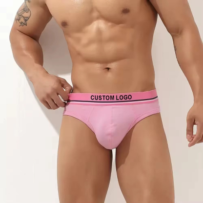 Breathable Solid Color Custom Mens Underwear Designer Men's Bikini Briefs Seamless Thong and g String