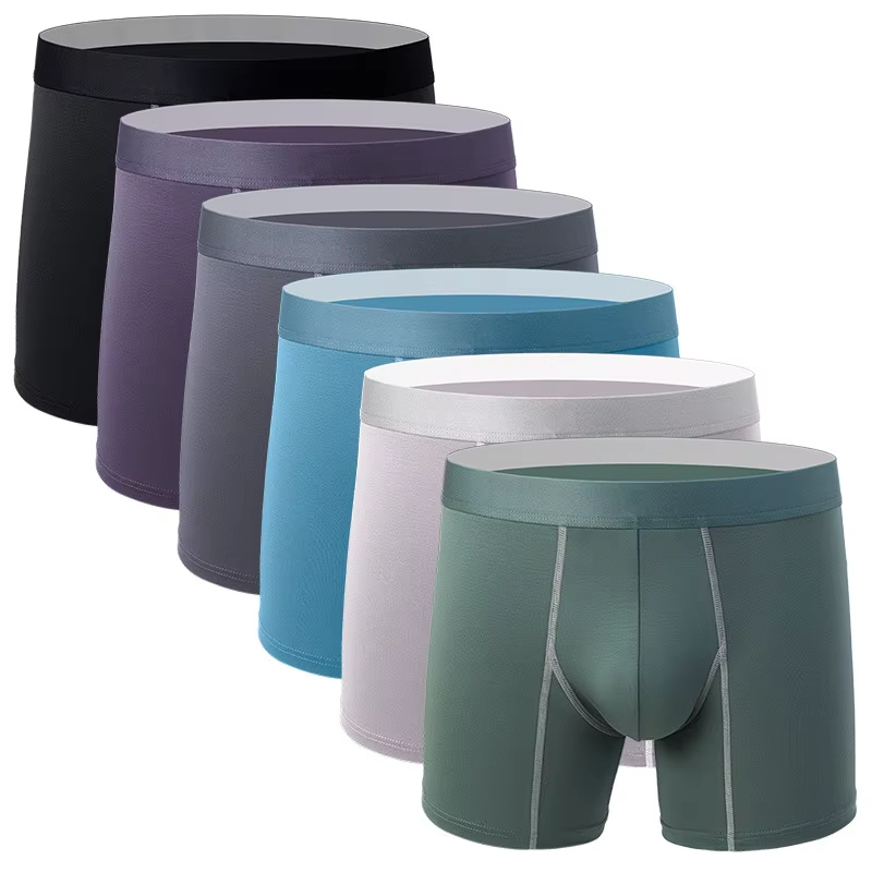 Custom Men's Briefs & Boxers 2025 New Men's Underwear Boys Boxer Briefs Men's Shorts Pants Breathable Antibacterial Boxer Brief