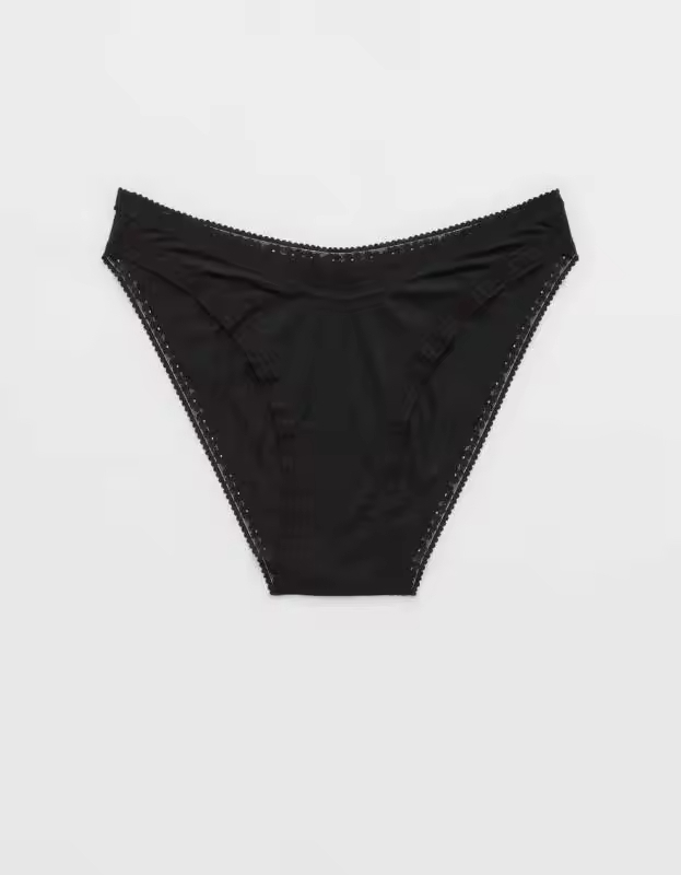 Women's Sports Low-Rise Cotton Breathable Briefs Everyday Comfort High-Cut Knitted Panties Plain Underwear