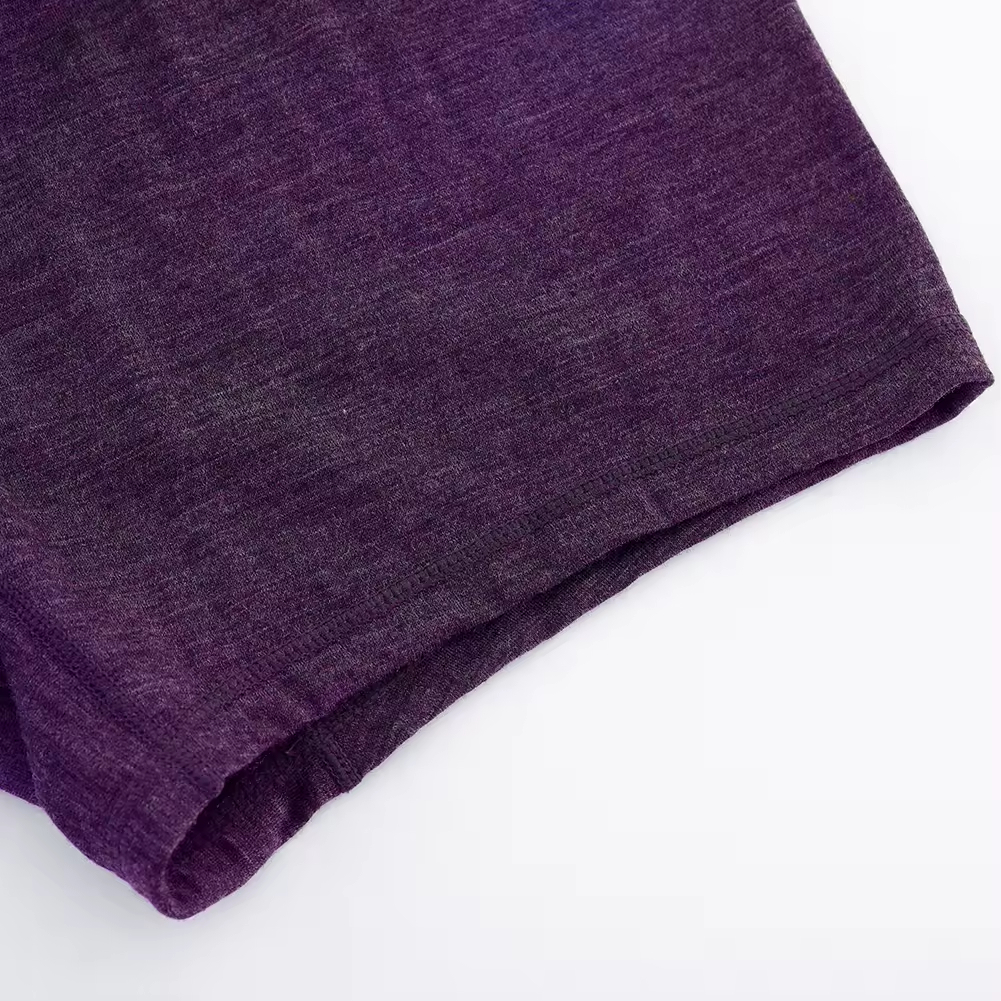 Gift LOGO Print GYM Wear Merino Wool Men Anti Bacterial Moisture Control Underwear Boxer Brief with Elastic Waist