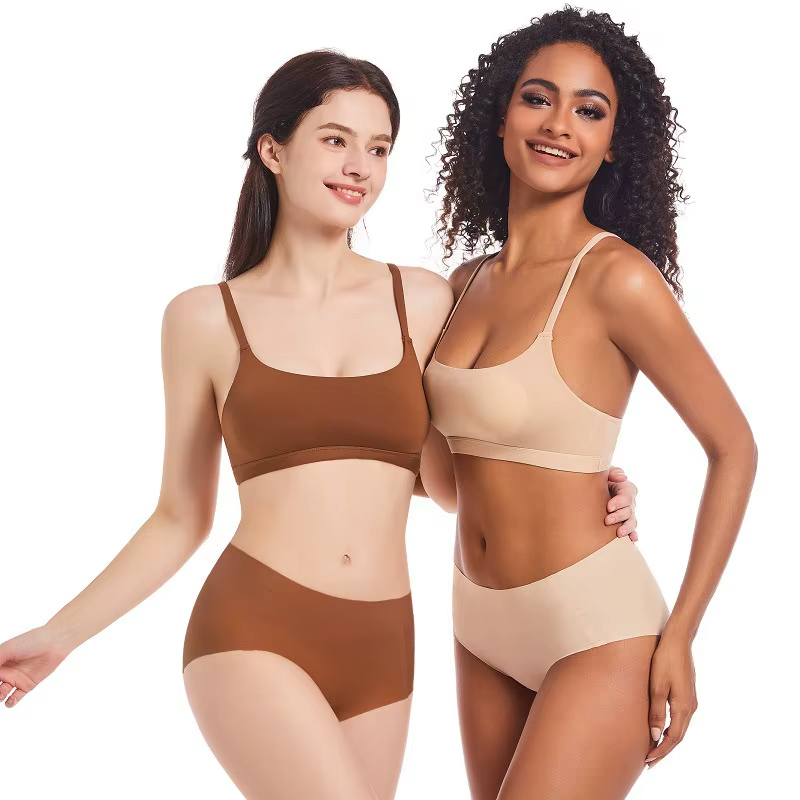 Customized Brand logo Women Full Cup Padded Ladies Underwear Sexy Bra and Panty New Design Underwear Sexy Bra Penty Set