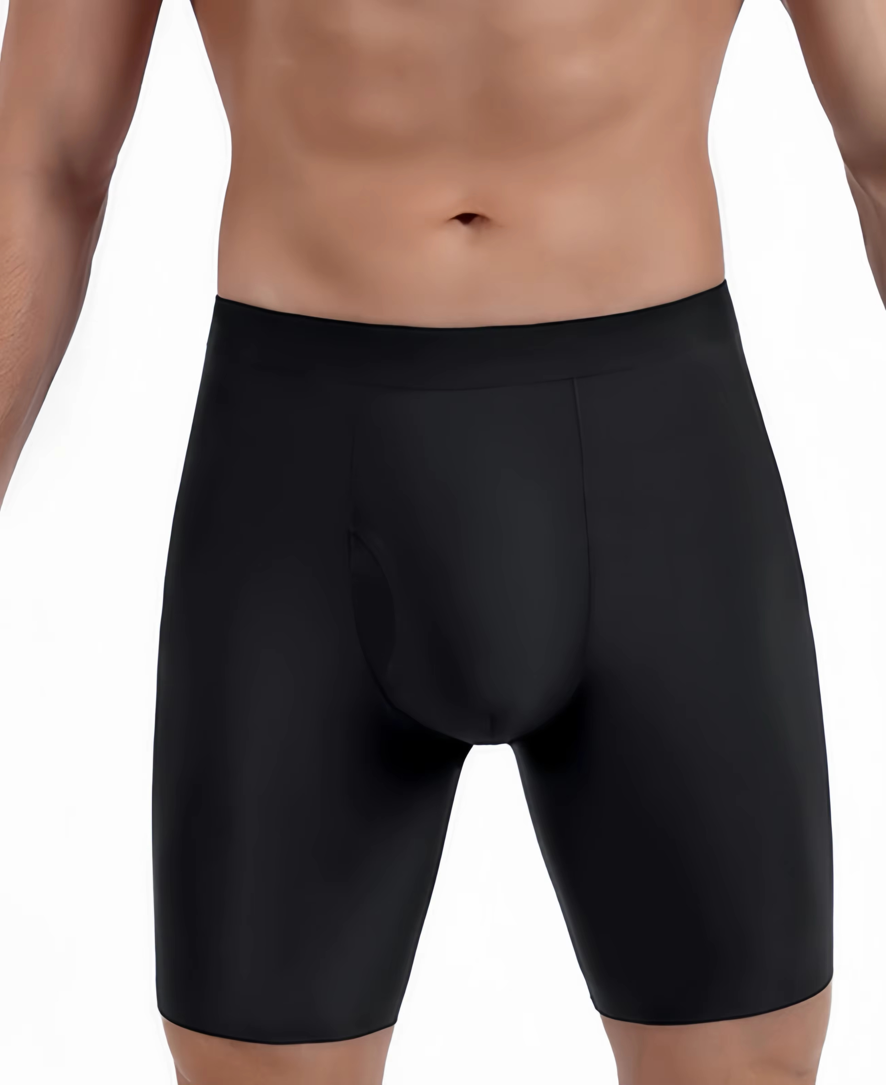 Logo Customize Nylon European Size S to 3XL Boxer Briefs Long Leg Quick Dry Breathable Gym Training Underwear Underpants