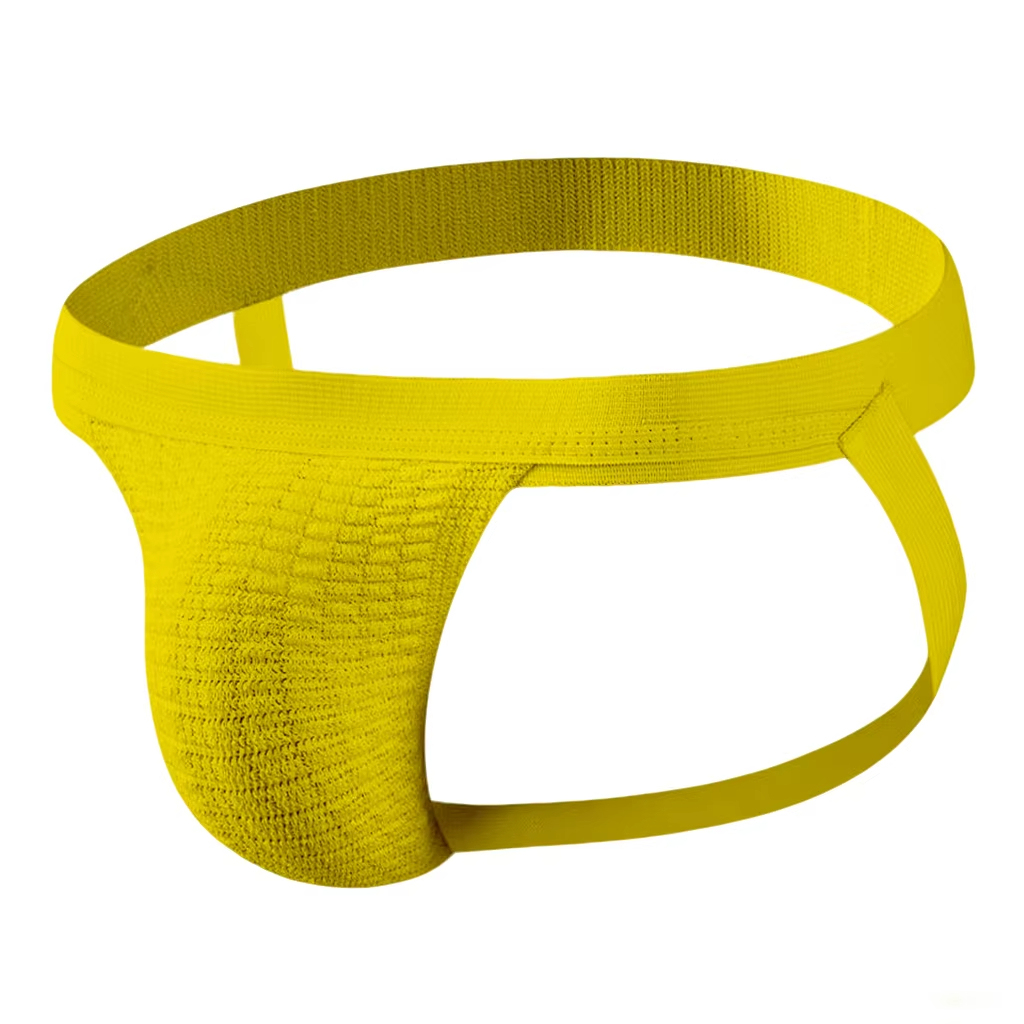 Mens Breathable Waistband Sexy Underwear Knitted Bears Jockstrap Underwear Sexy Thongs Gay Jockstrap for Men