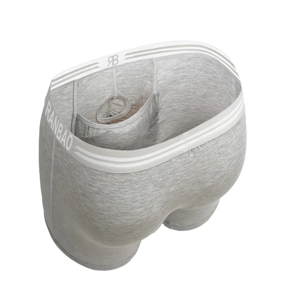 Soft Modal Men’s Boxer Briefs with Dual Pouch for Enhanced Comfort