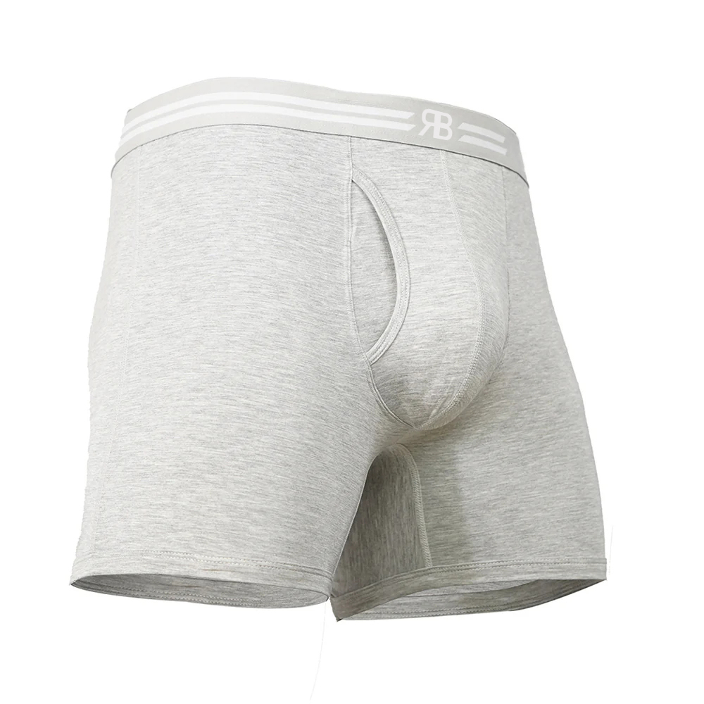 Soft Modal Men’s Boxer Briefs with Dual Pouch for Enhanced Comfort