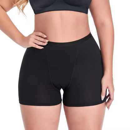 7 Day Shipping Women Bamboo High Waist Menstrual Panties Boyshort Black High Absorption Period Underwear Menstrual Pants