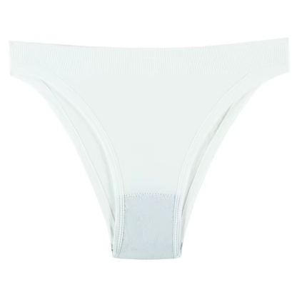 Solid Color Comfortable Low Waist Panties Large Size Elastic Seamless Women's Underwear