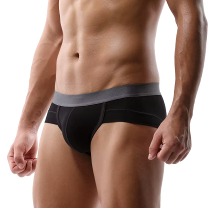 Wholesale Modal Underpants Man Solid Briefs Sexy Thongs Breathable Mens C String for Men Thongs