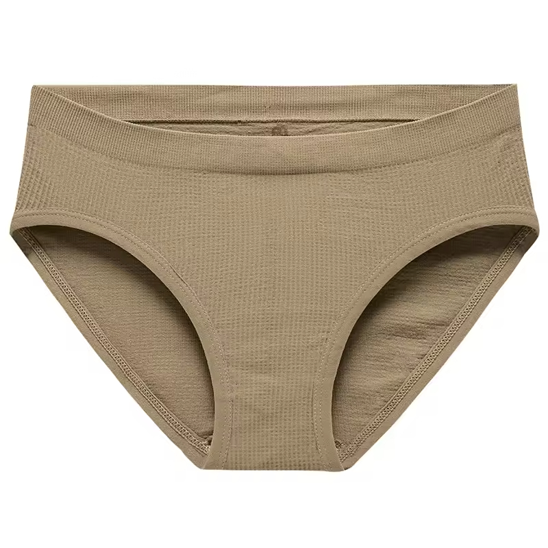 Women Panties Underwear Solid Color Briefs Female Underpants Sexy Lingerie