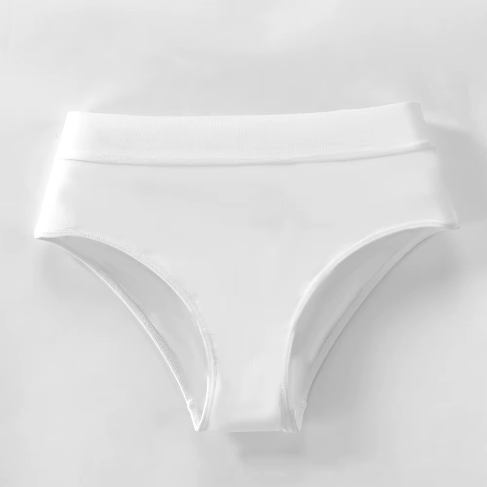 Custom Women's XL Cotton Thong Sexy Seamless Low-Rise Low-Waist Briefs Solid Color Thin Knitted Plus Size Panties