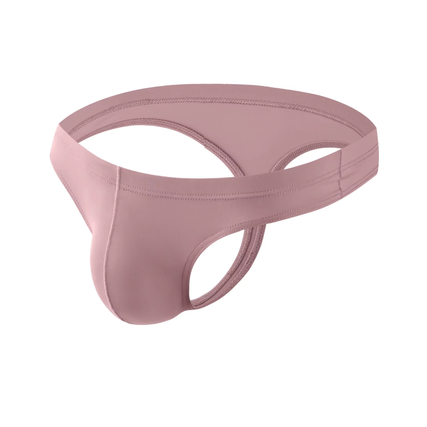 Customized Men Sexy Thong Brief Ice Silk Solid Color Underwear Briefs for Wholesale