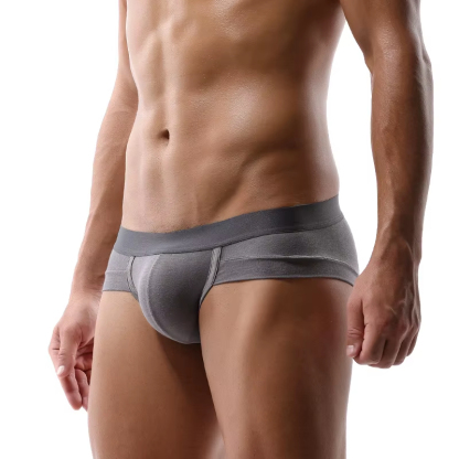 Wholesale Modal Underpants Man Solid Briefs Sexy Thongs Breathable Mens C String for Men Thongs