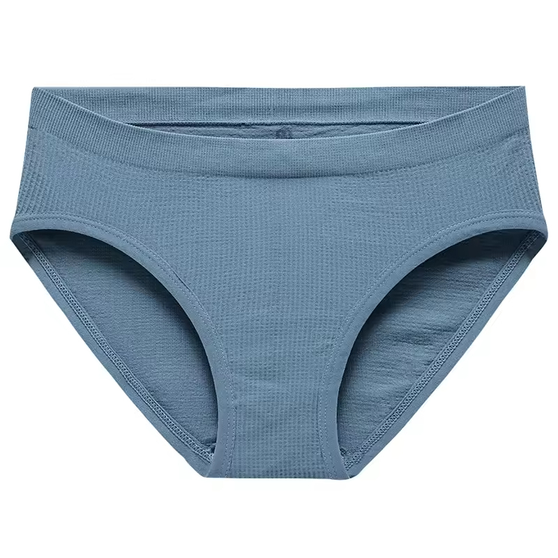 Women Panties Underwear Solid Color Briefs Female Underpants Sexy Lingerie